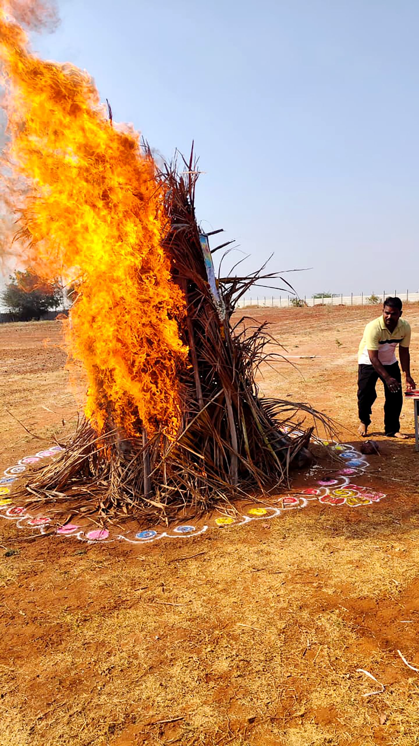 Holi Celebration at RVK - Kerur at 7.24.08 PM