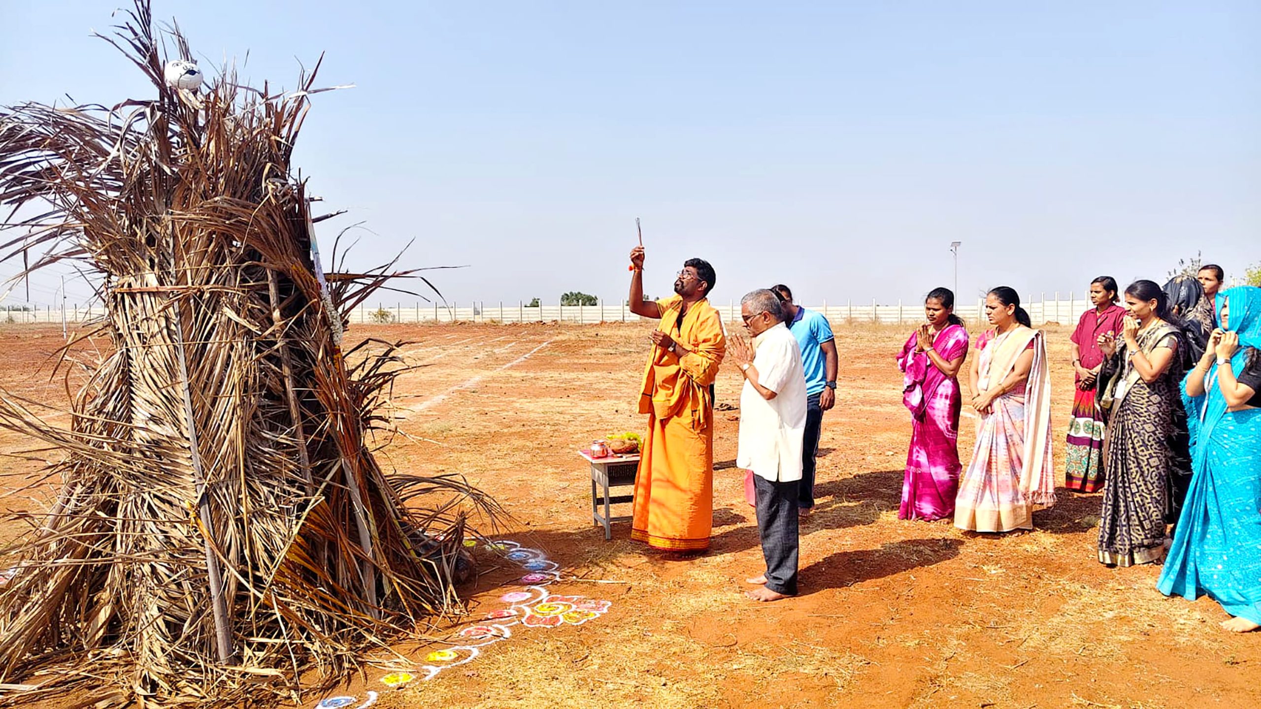 Holi Celebration at RVK - Kerur at 7.24.10 PM