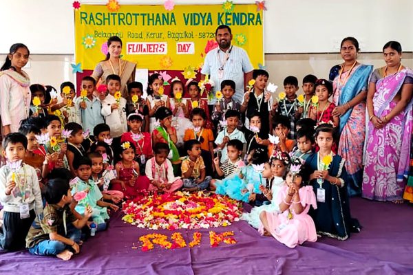 Flower Day Celebration in RVK – Kerur